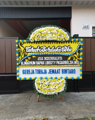 Papan Bunga Duka di Samadua